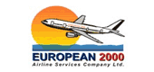 логотип авиакомпинии European 2000 Airlines Юропеан 2000 Эйрлайнз