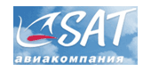 логотип авиакомпинии Сахалинские авиатрассы SAT Airlines