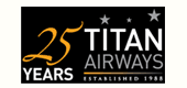 логотип авиакомпинии Titan Airways Титан Эйрвэйз