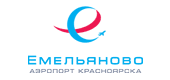 логотип аэропорта Красноярск Емельяново Krasnoyarsk Emelyanovo
